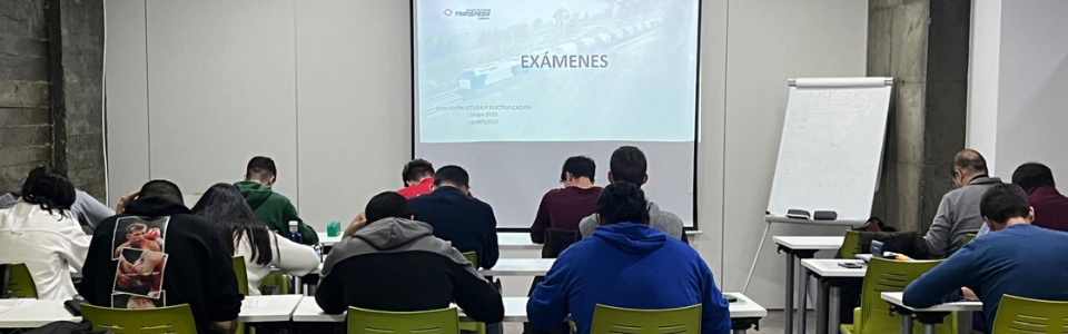 Los alumnos de la 15ª promoción de maquinistas ferroviarios avanzan en su formación